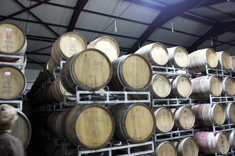 Sula Winery Barrel Room